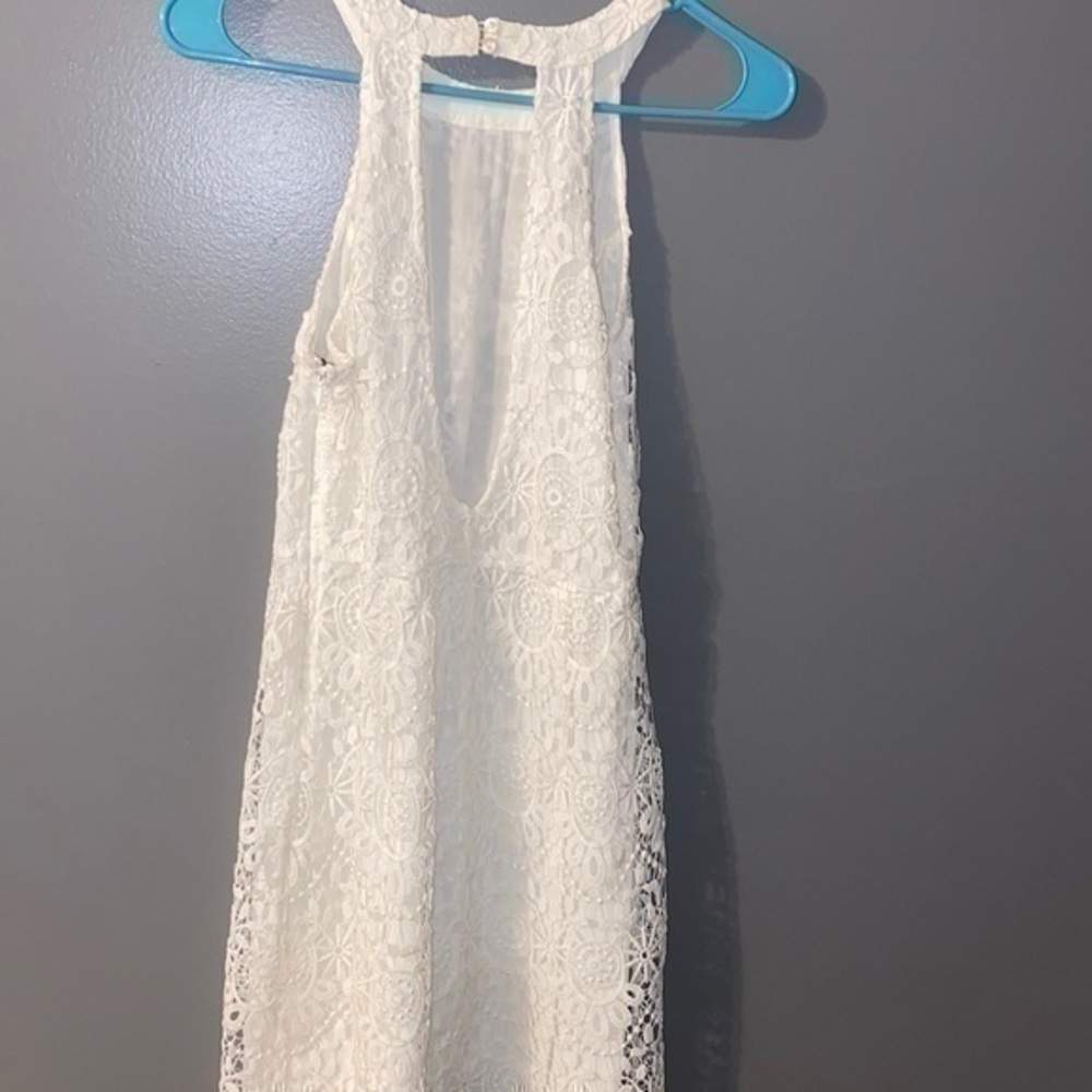 Hollister high neck dress white- size 1 - Picture 2 of 6